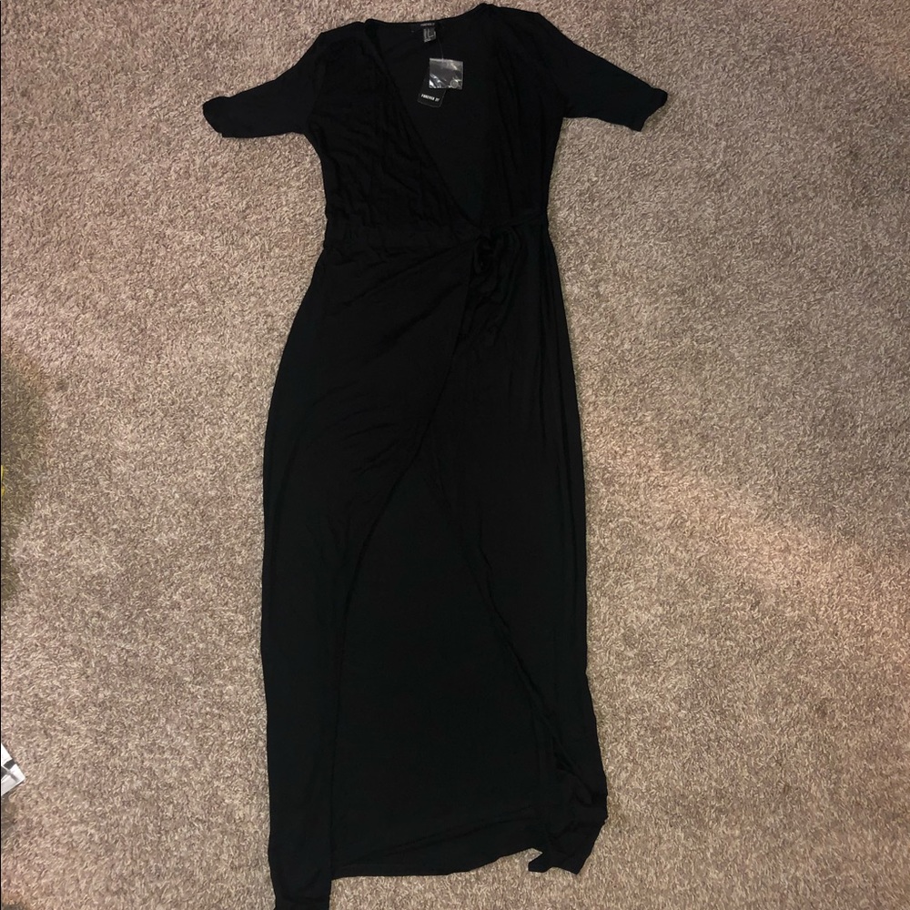Long black dress
